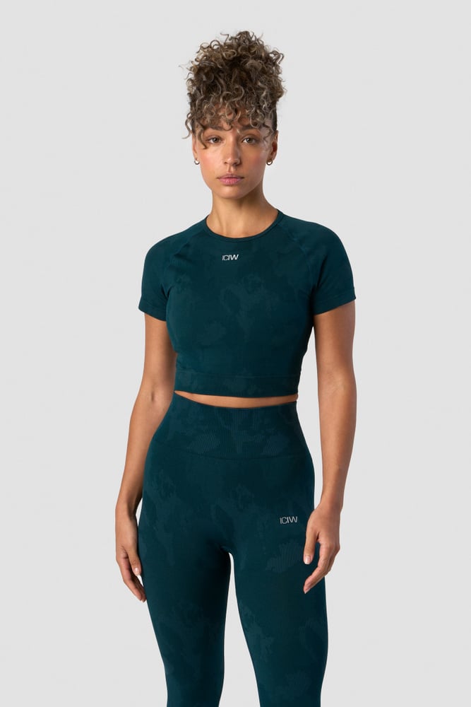 camo seamless t-shirt dk teal