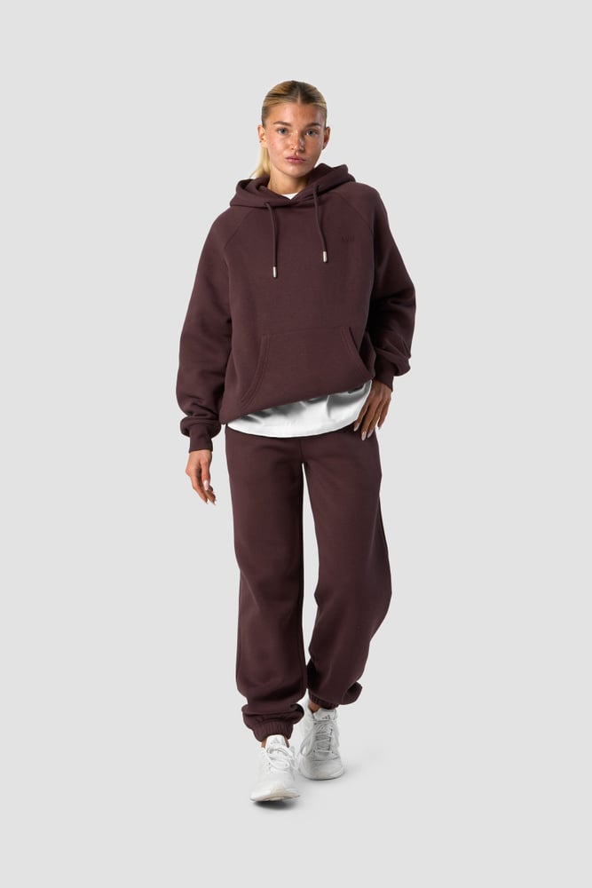 everyday hoodie wmn burgundy