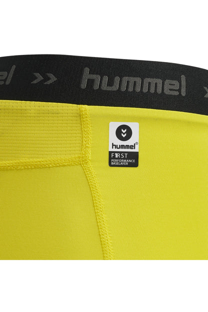 HUMMEL - Hml First Performance Tight Shorts - Blazing Yellow