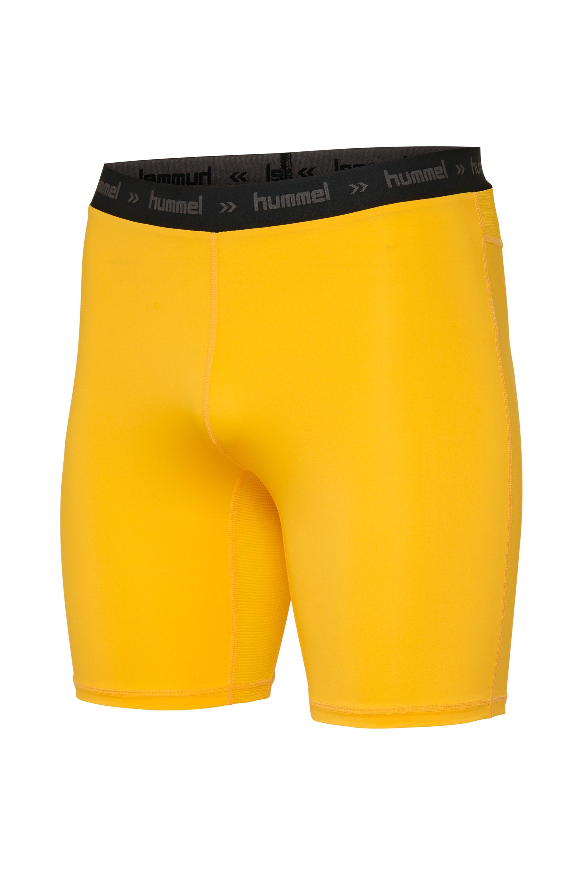 HUMMEL - Hml First Performance Tight Shorts - Sports Yellow