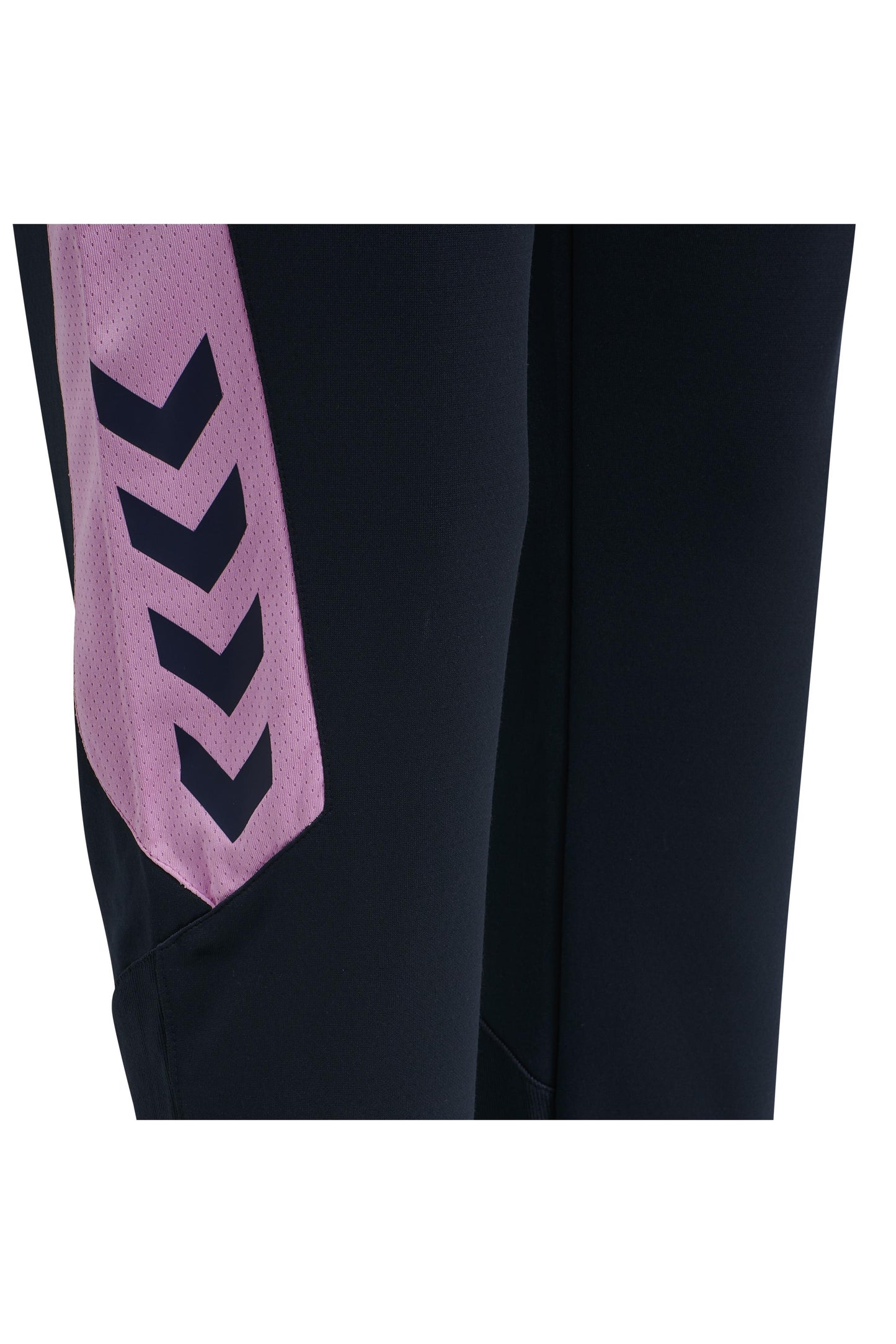 HUMMEL - Hmlaction Poly Training Pants Woman - Black Iris/orchid