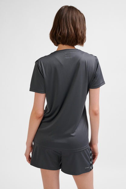 HUMMEL - Hmlauthentic Pl Jersey S/s Woman - Asphalt