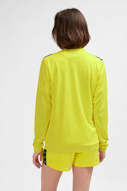 HUMMEL - Hmlauthentic Pl Zip Jacket Woman - Blazing Yellow