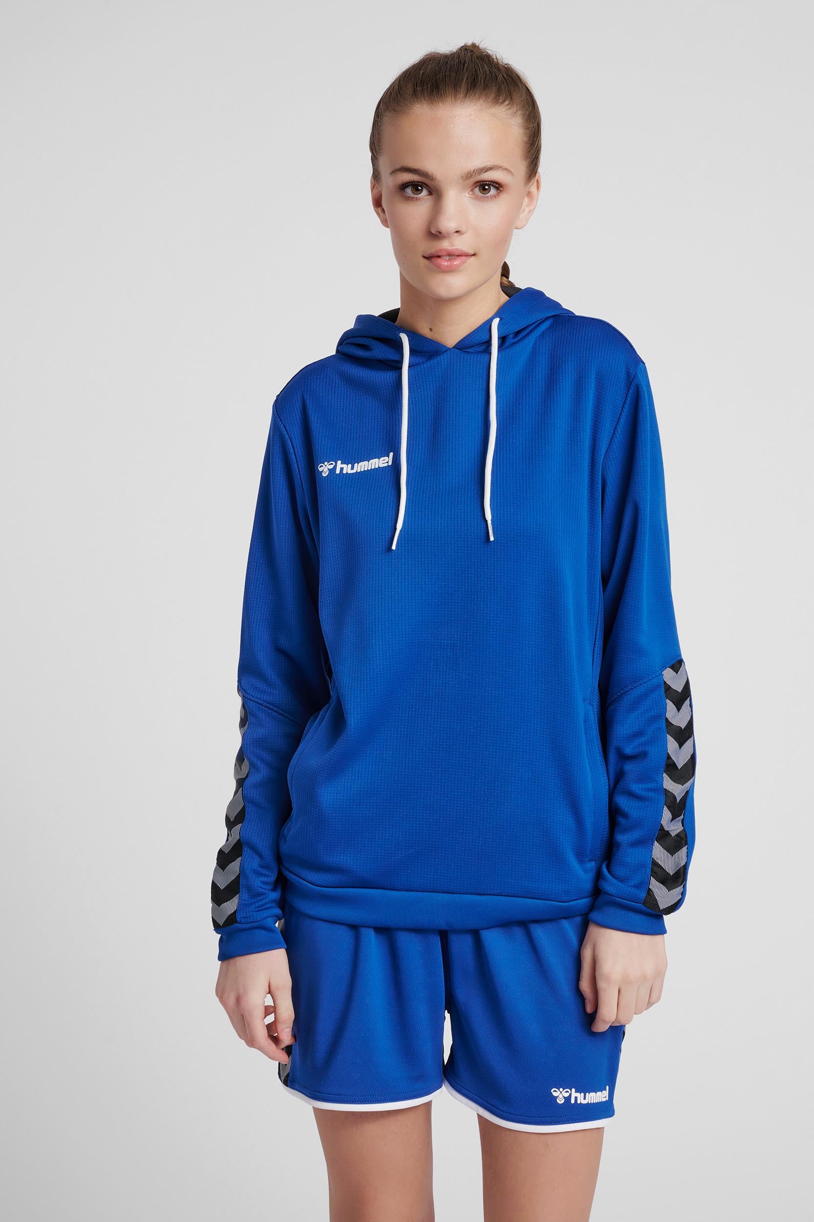 HUMMEL - Hmlauthentic Poly Hoodie Woman - True Blue