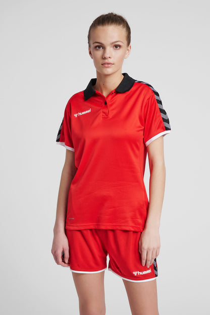 HUMMEL - Hmlauthentic Woman Functional Polo - True Red