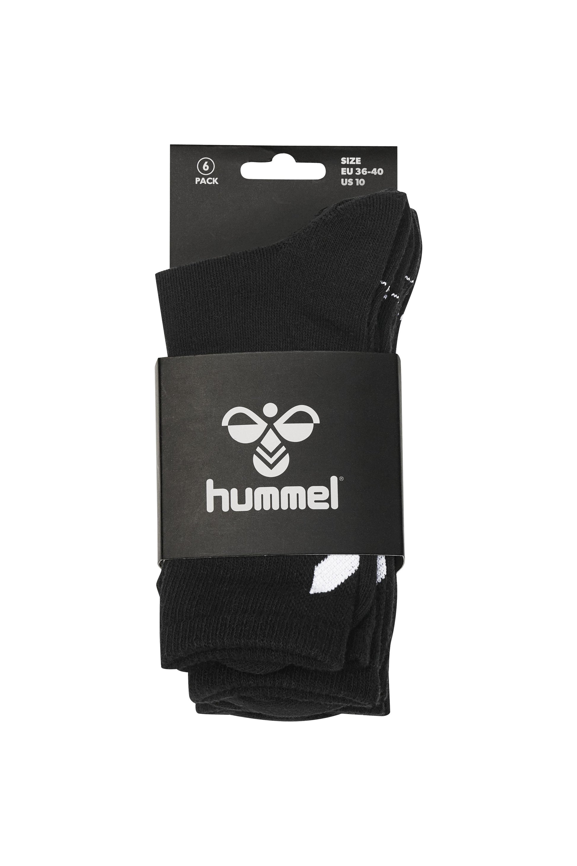 HUMMEL - Hmlchevron 6-pack Socks - Black/black