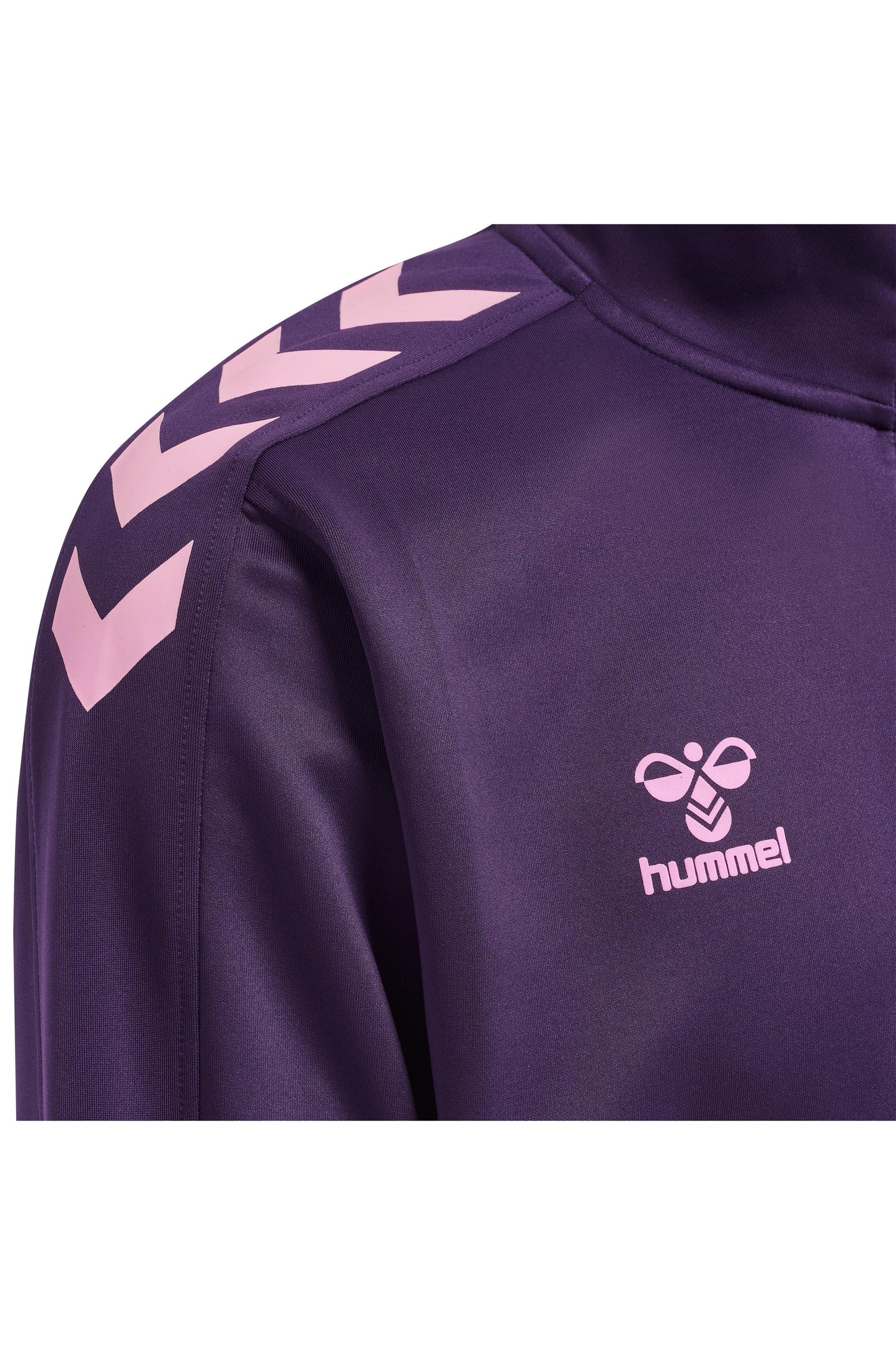 HUMMEL - Hmlcore Xk Half Zip Poly Sweat - Acai