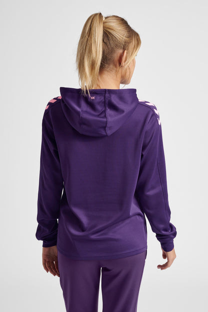 HUMMEL - Hmlcore Xk Poly Sweat Hoodie Woman - Acai