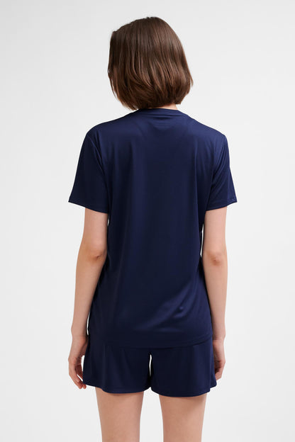 HUMMEL - Hmlessential Jersey S/s Woman - Marine