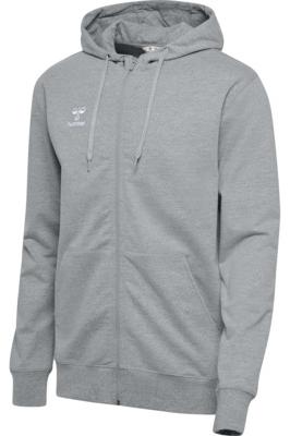 HUMMEL - Hmlgo 2.0 Zip Hoodie - Grey Melange