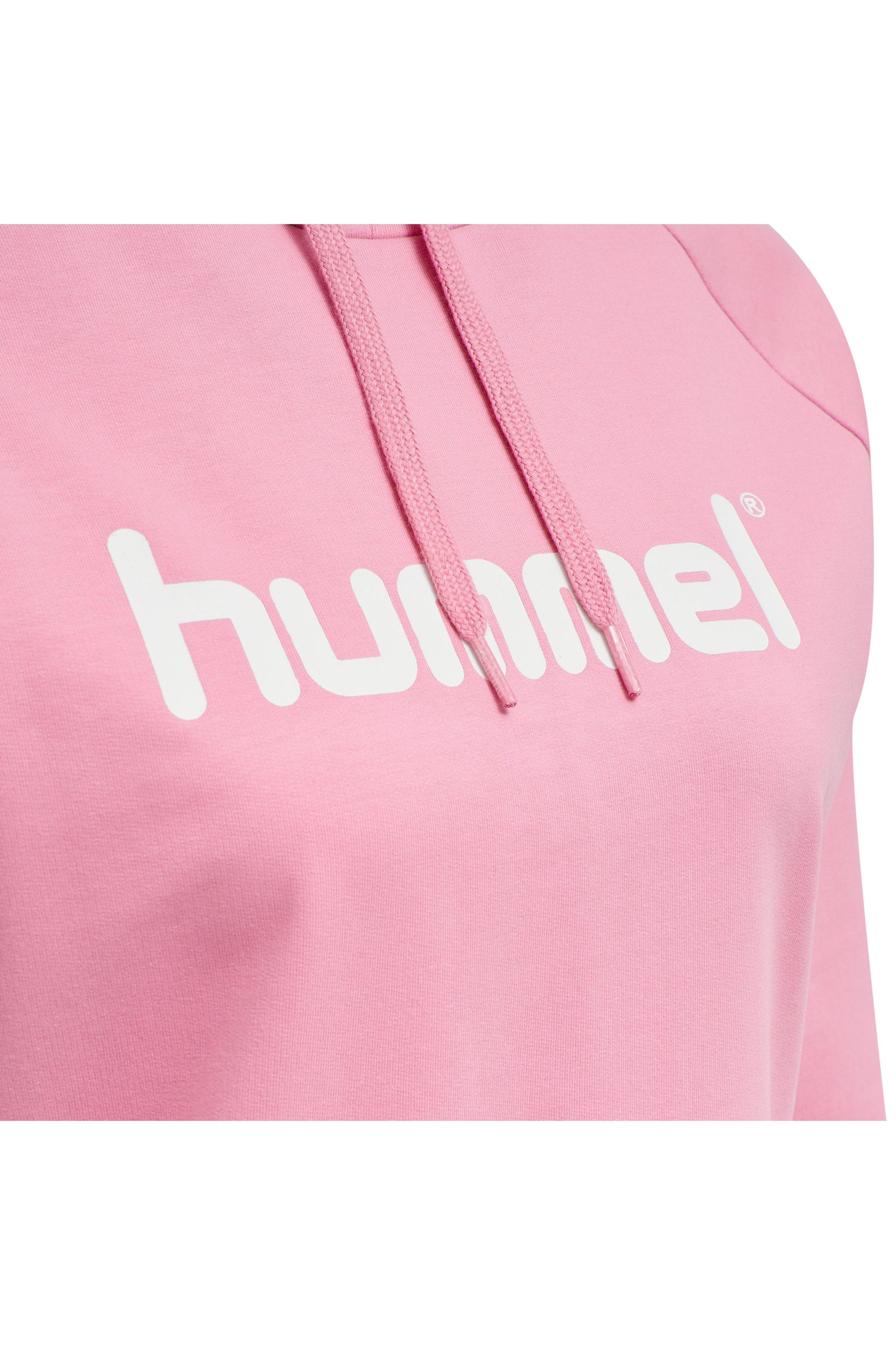 HUMMEL - Hmlgo Cotton Logo Hoodie Woman - Cotton Candy