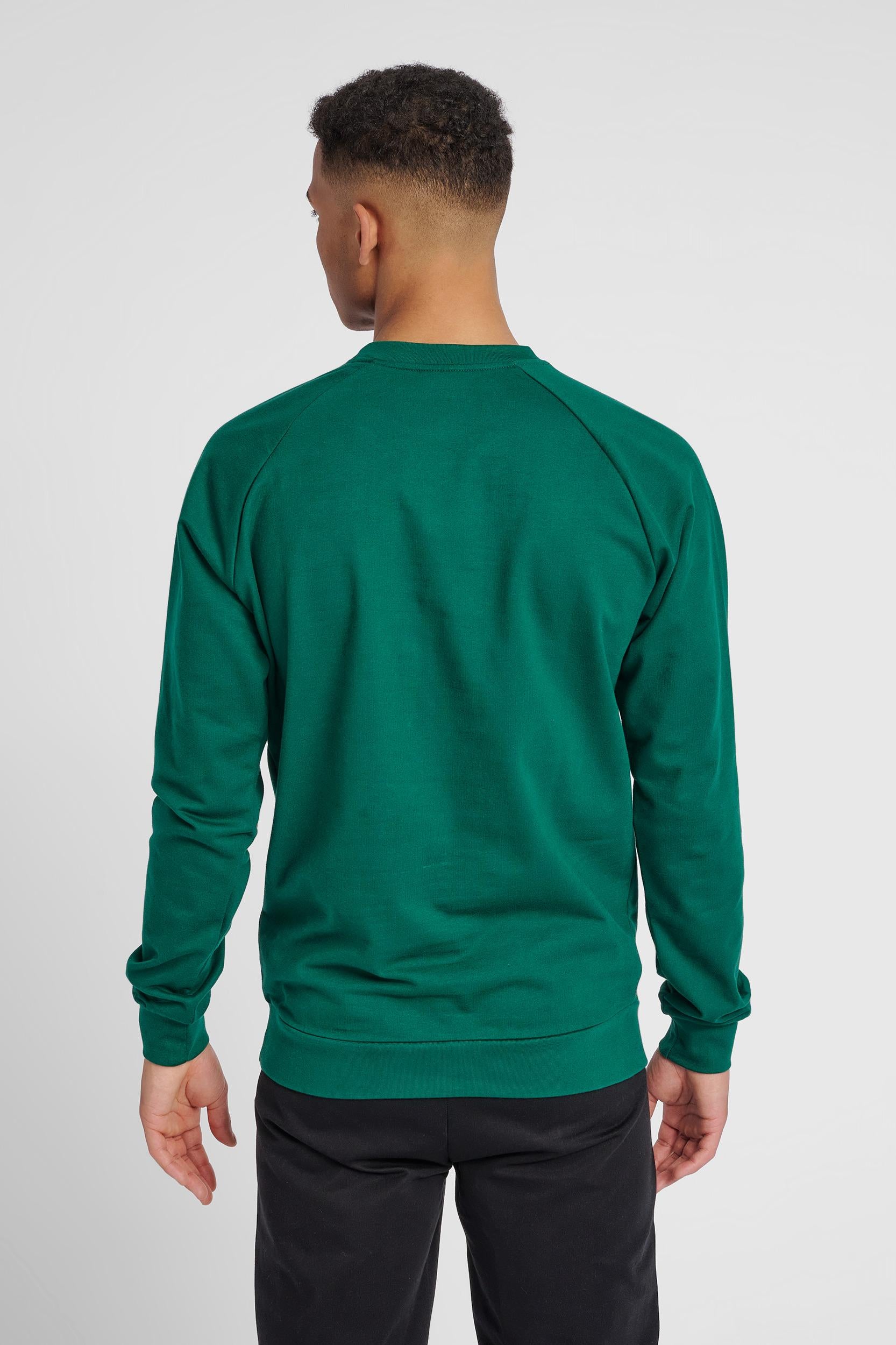 HUMMEL - Hmlgo Cotton Logo Sweatshirt - Evergreen