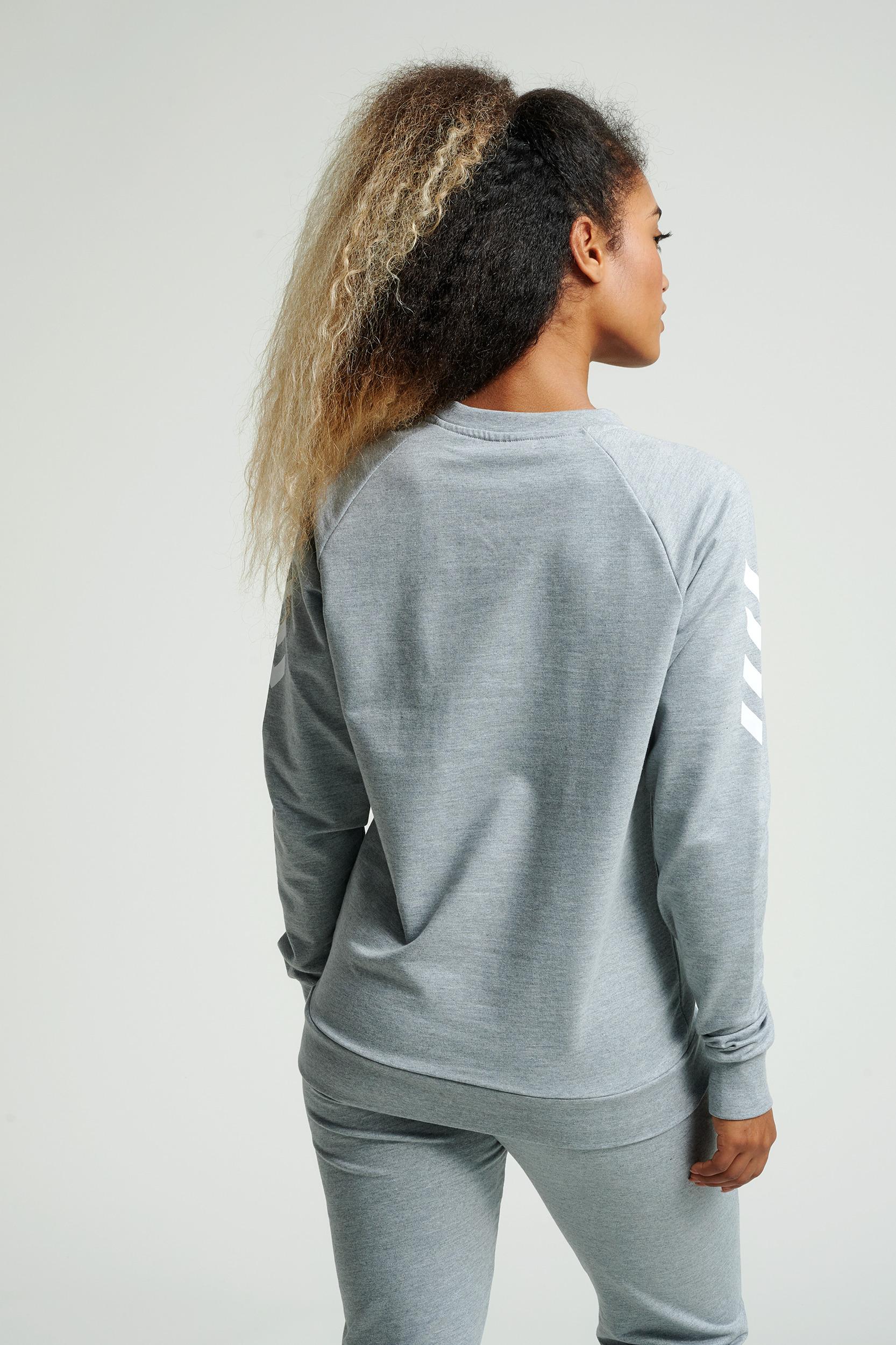 HUMMEL - Hmlgo Cotton Sweatshirt Woman - Grey Melange