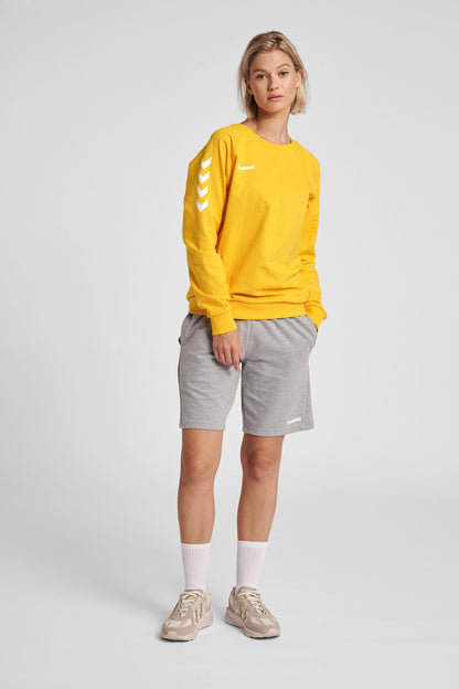 HUMMEL - Hmlgo Cotton Sweatshirt Woman - Sports Yellow