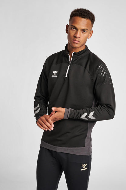 HUMMEL - Hmllead Half Zip - Black