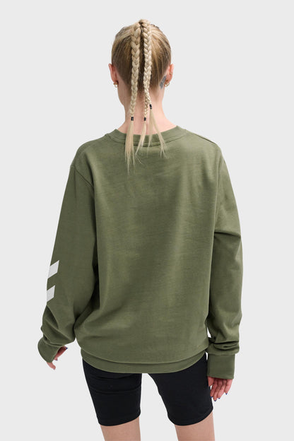 HUMMEL - Hmllegacy Sweatshirt - Deep Lichen Green