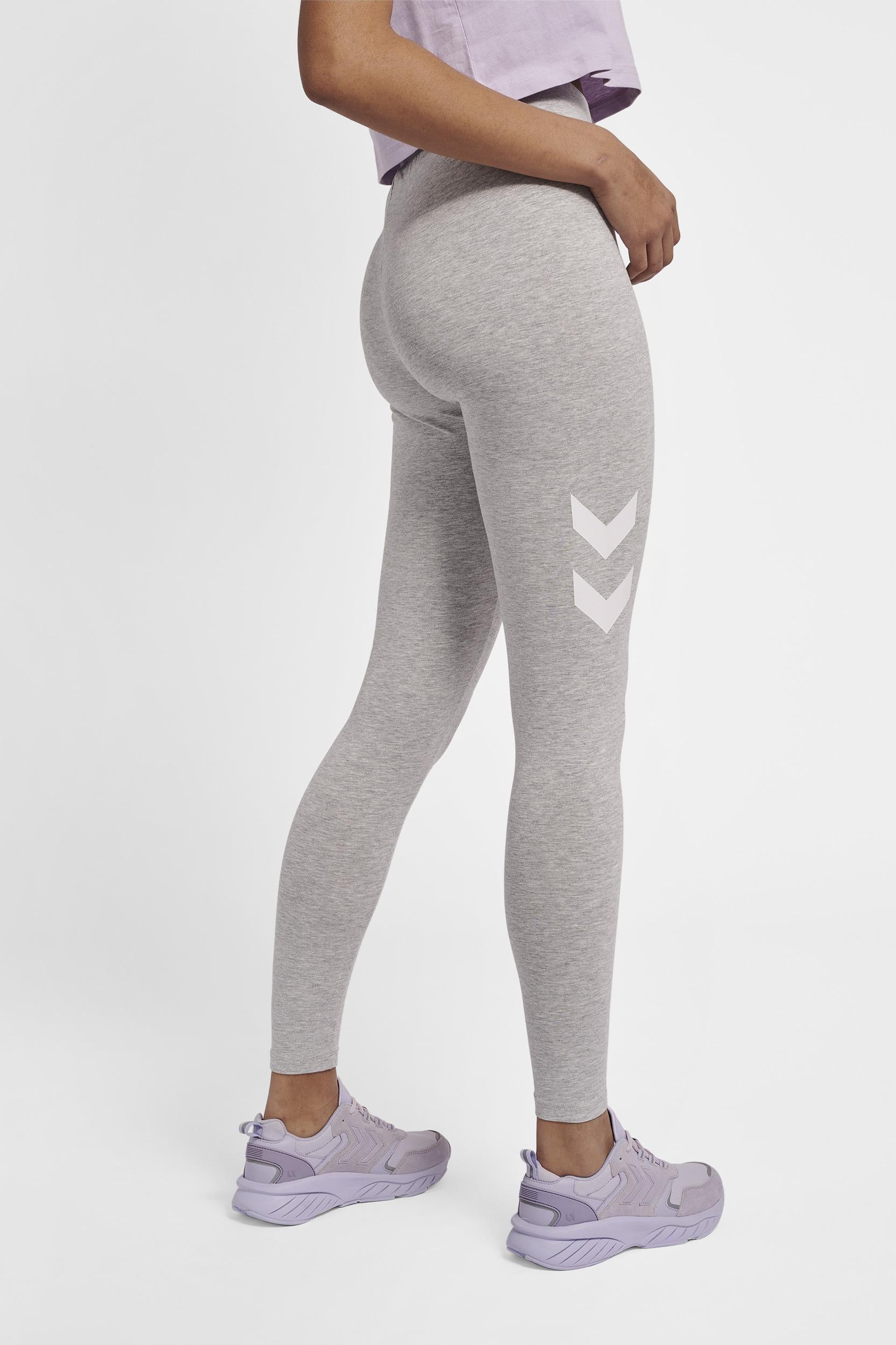 HUMMEL - Hmllegacy Woman High Waist Tights - Grey Melange