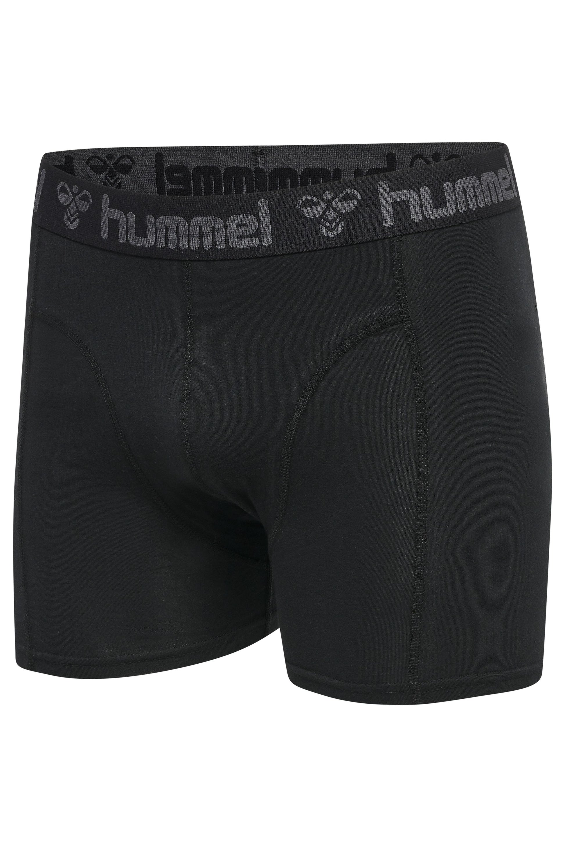 HUMMEL - Hmlmarston 4-pack Boxers - Black/insigina Blue