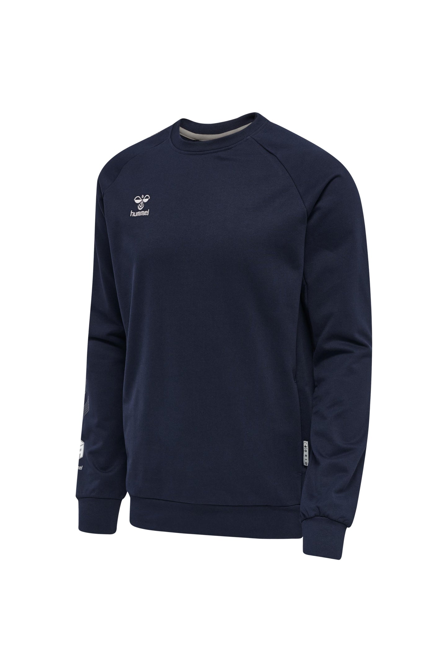 HUMMEL - Hmlmove Grid Cotton Sweatshirt - Marine