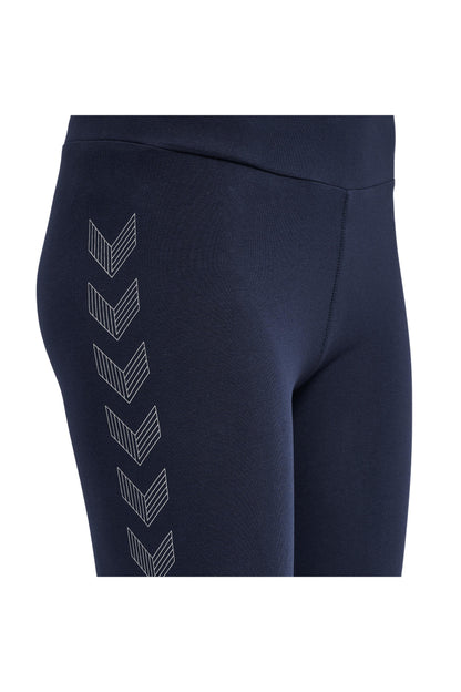 HUMMEL - Hmlmove Grid Cotton Tights - Marine