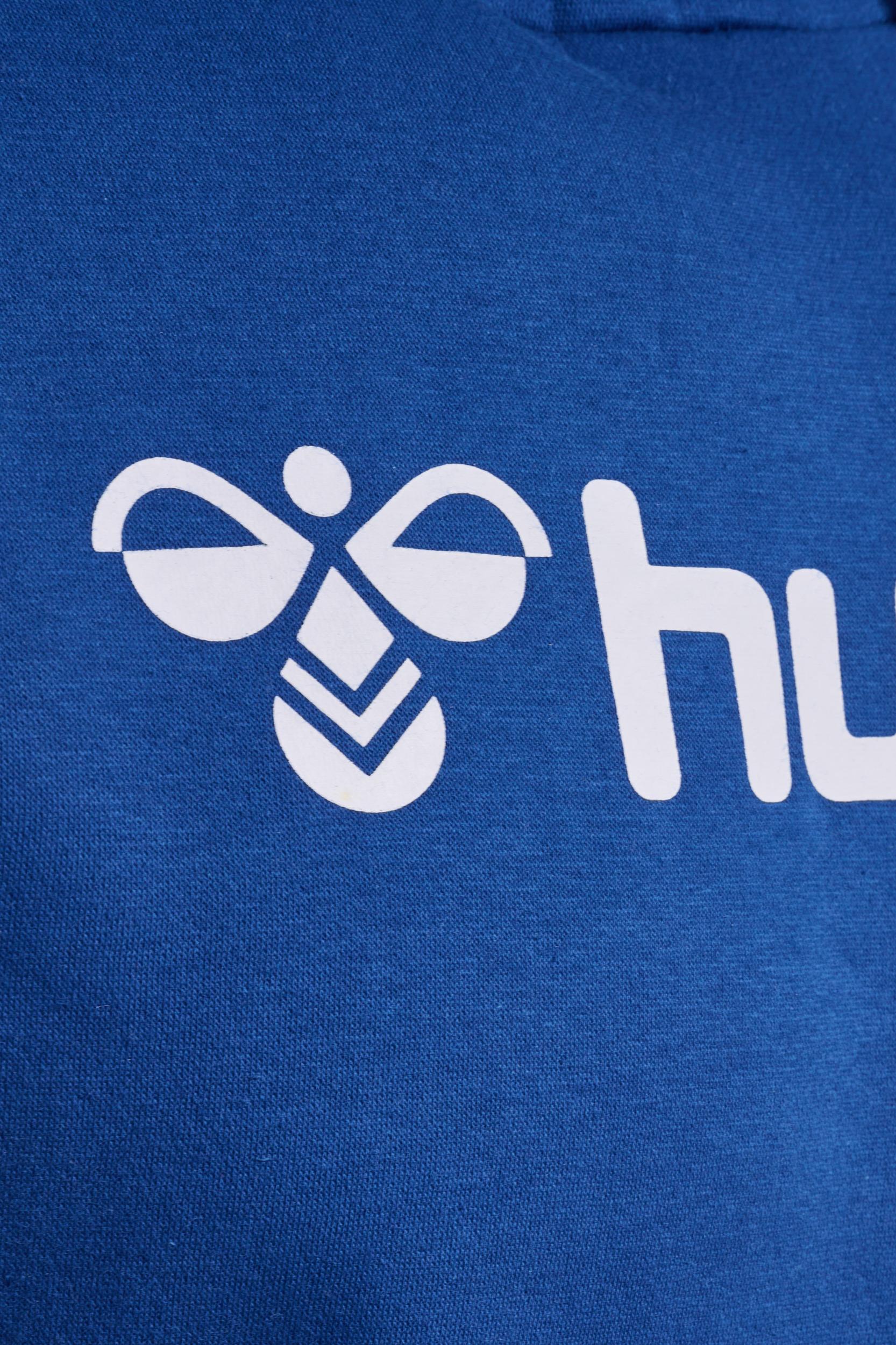 HUMMEL - Hmlmover Cotton Hoodie - True Blue