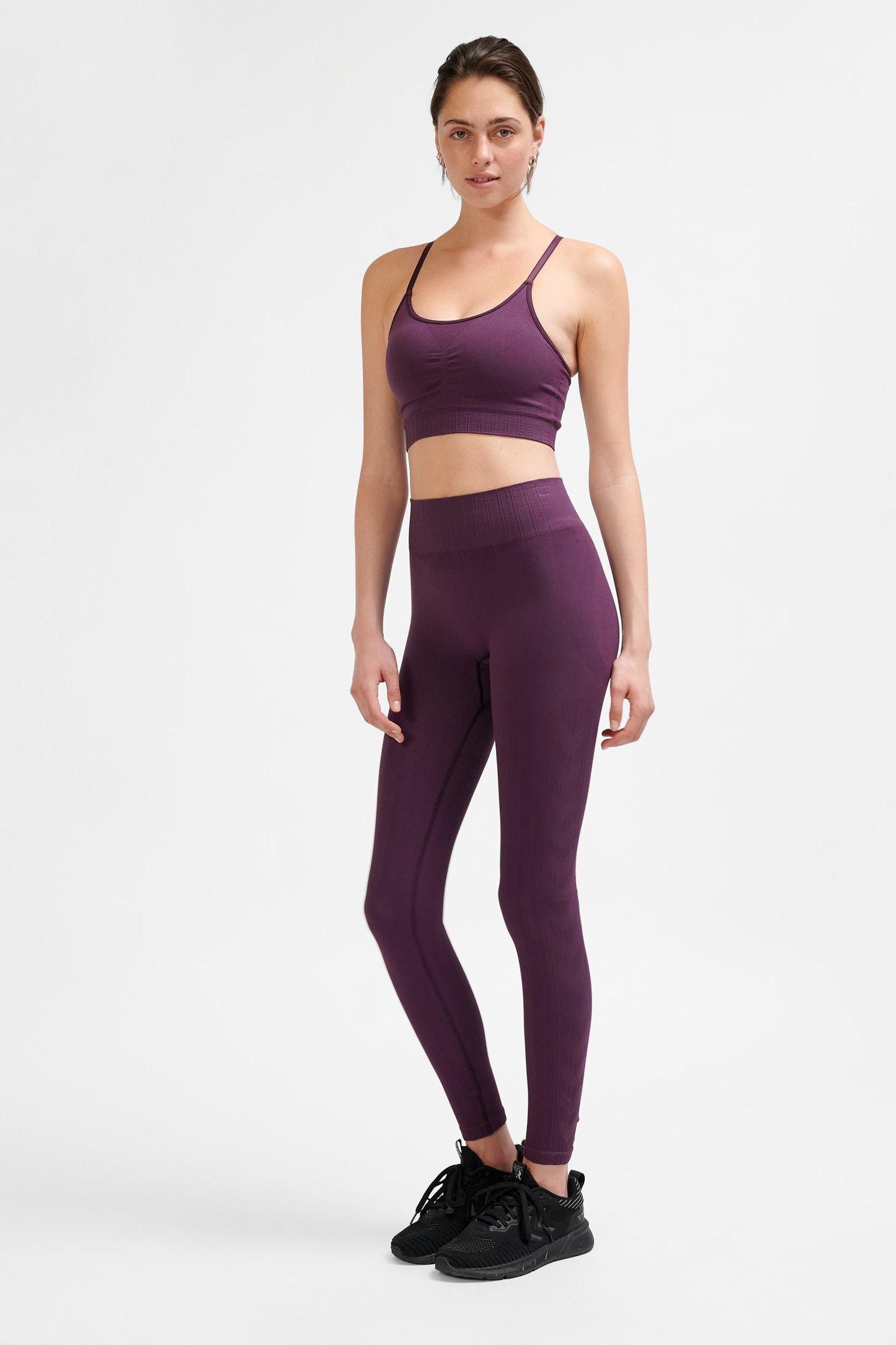 HUMMEL - Hmlmt Define Seamless Padded Bra - Plum Perfect