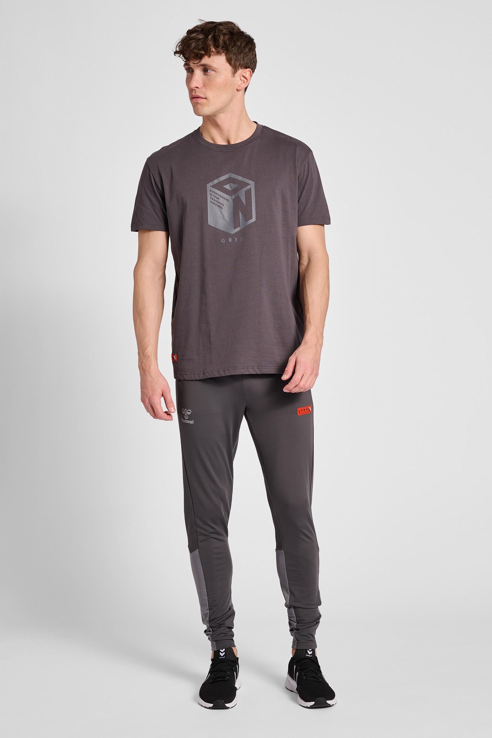 HUMMEL - Hmlpro Grid Training Pants - Forged Iron/quiet Shade