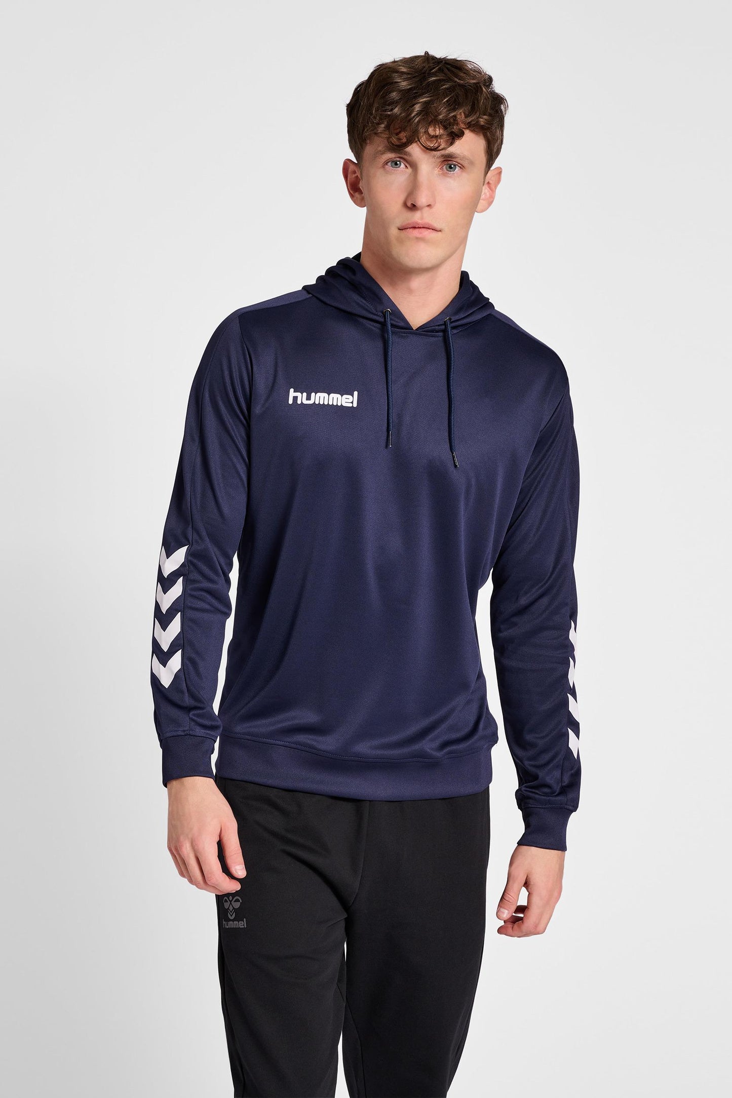 HUMMEL - Hmlpromo Poly Hoodie - Marine