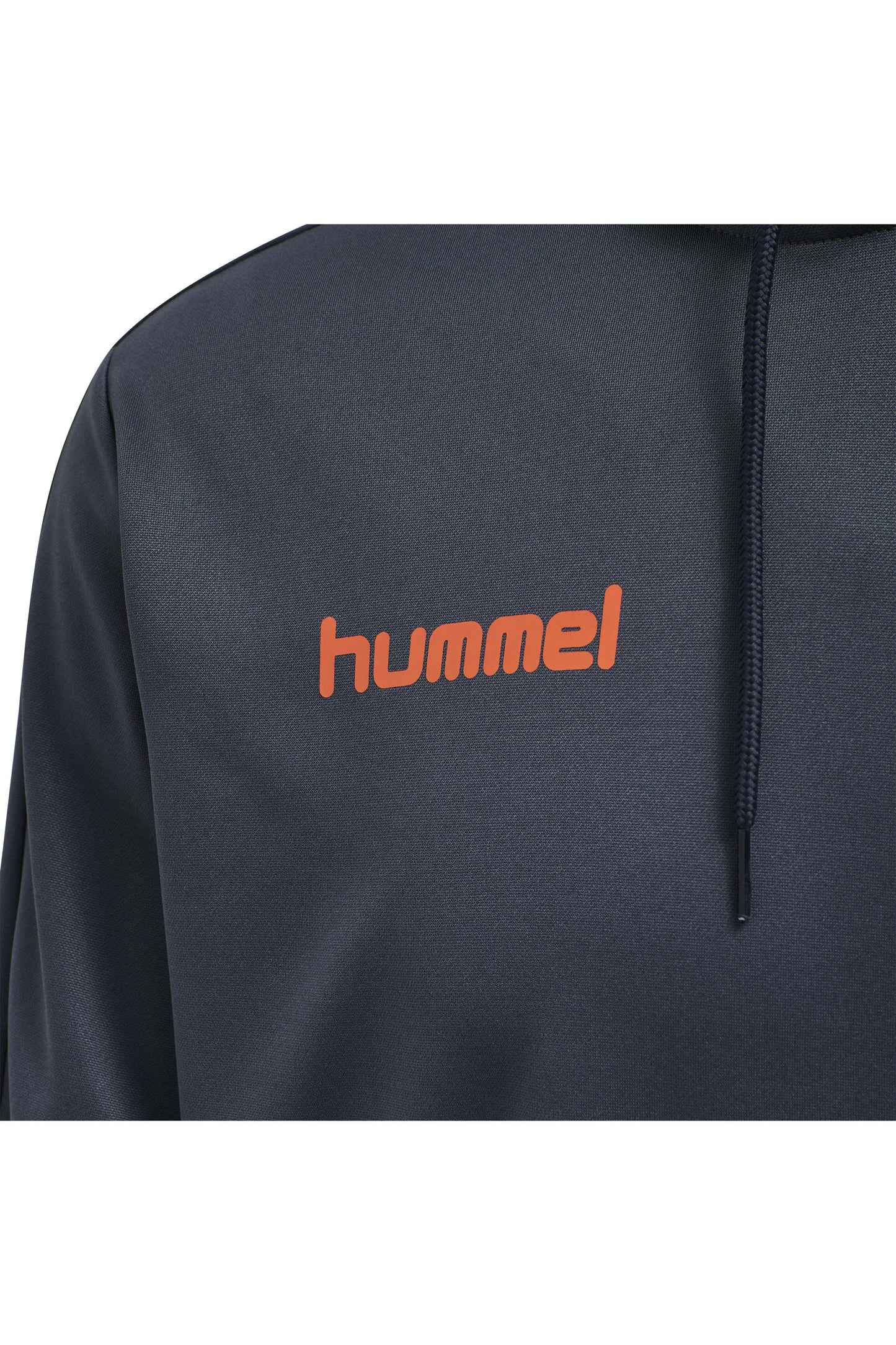 HUMMEL - Hmlpromo Poly Hoodie - Ombre Blue/nasturium