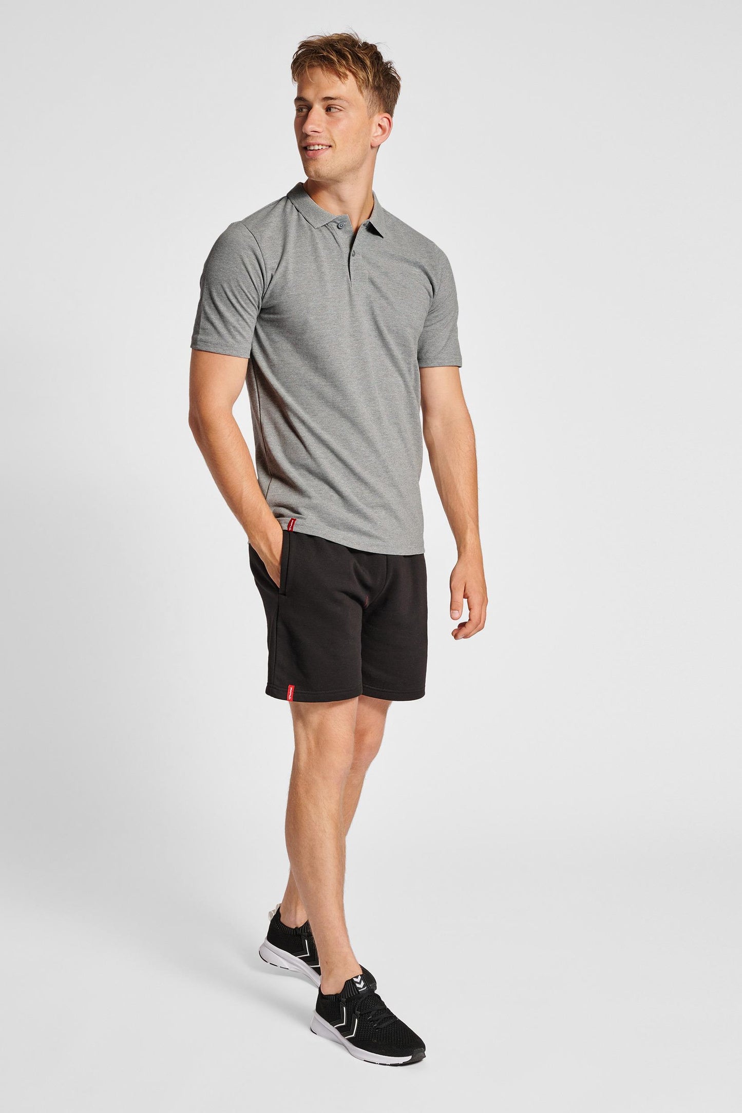 HUMMEL - Hmlred Classic Polo - Grey Melange