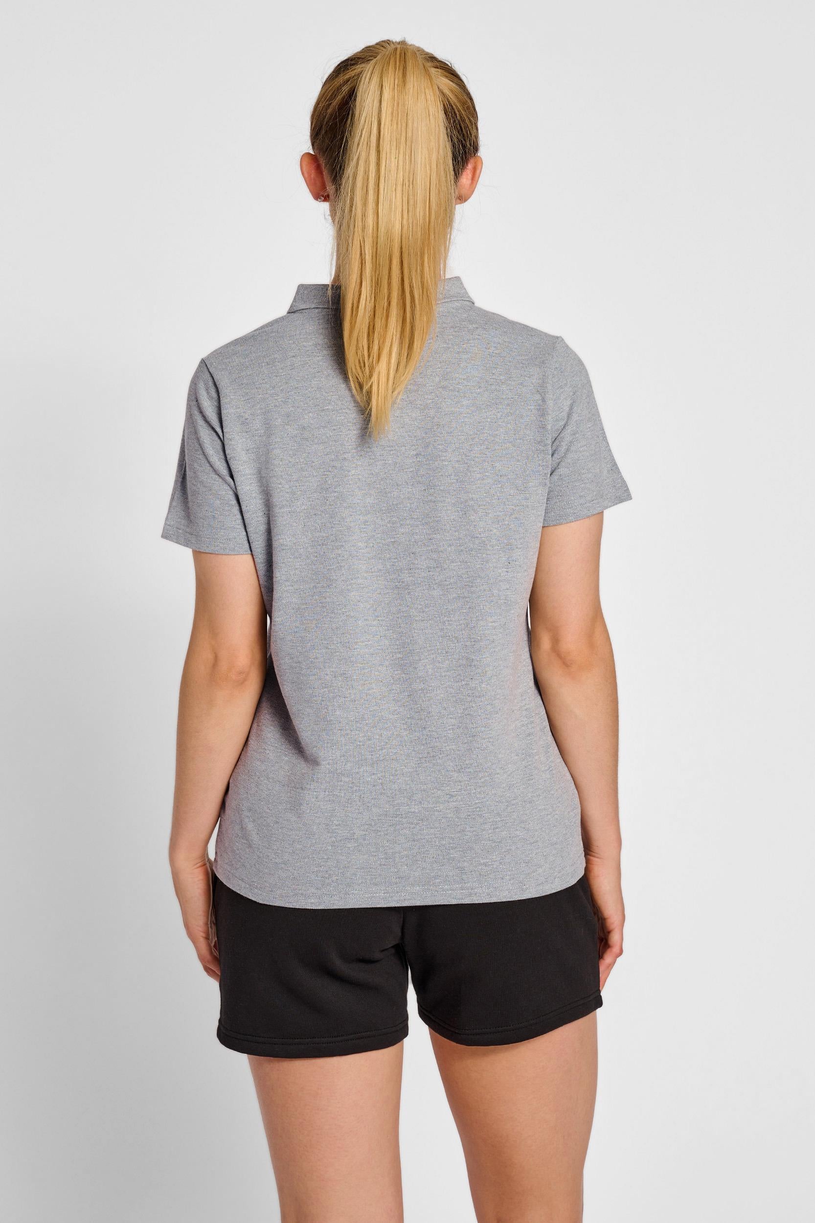 HUMMEL - Hmlred Classic Polo Woman - Grey Melange