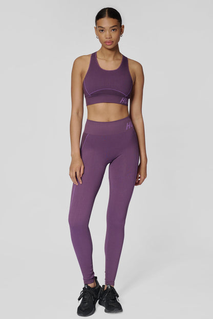 HUMMEL - Hmlte Christel Seamless Sports Top - Plum Perfect/bellflower Melan