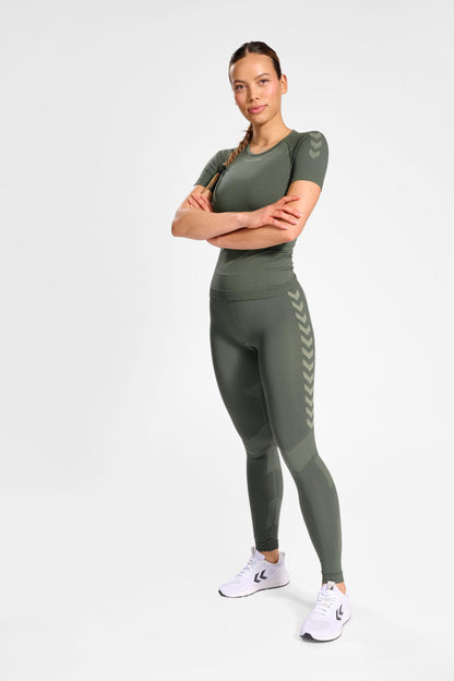 HUMMEL - Hummel First Seamless Jersey S/s W - Sea Spray