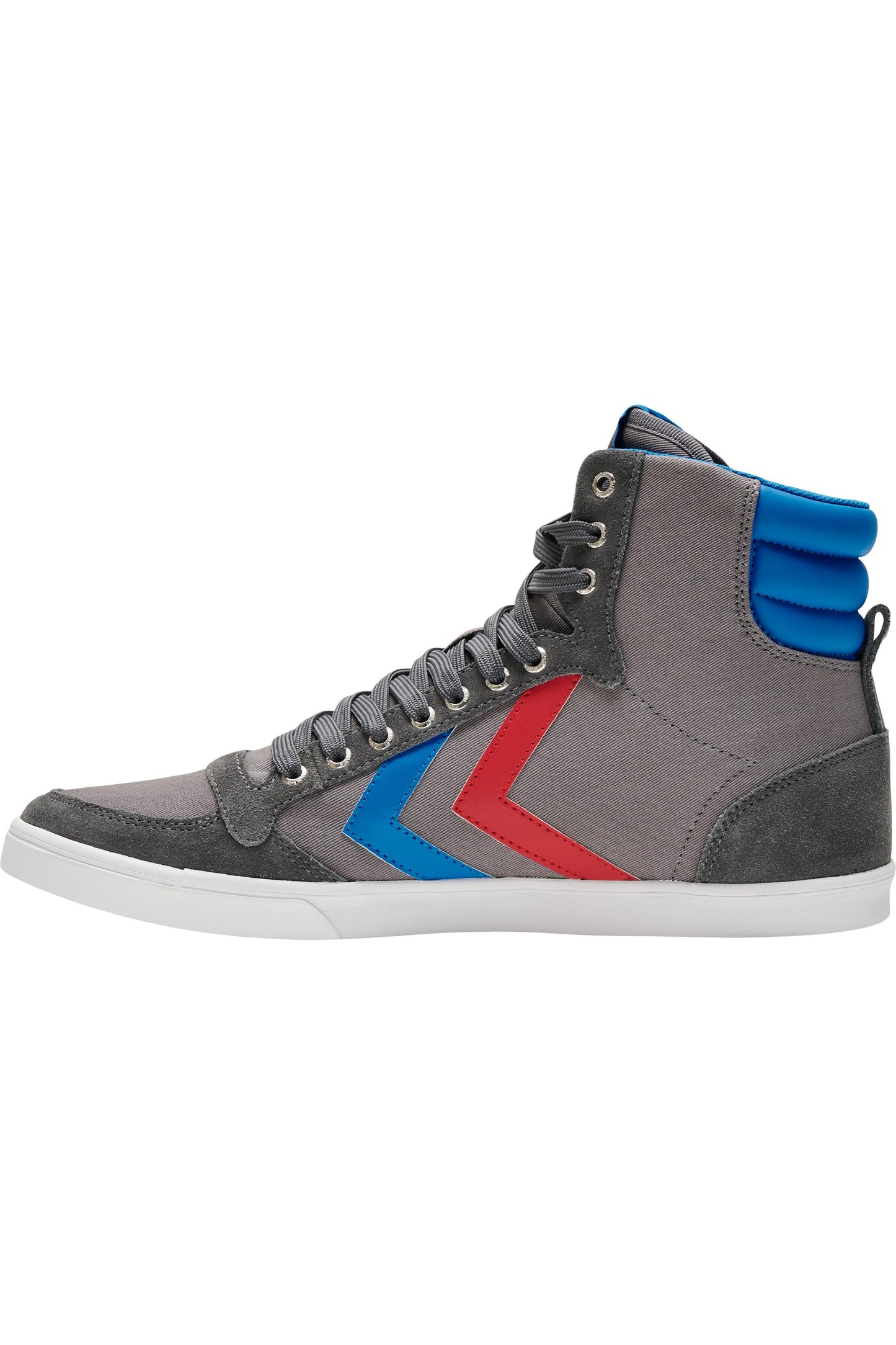 HUMMEL - Hummel Slimmer Stadil High Shoes - Castlerock/ribbonred/bril Blue