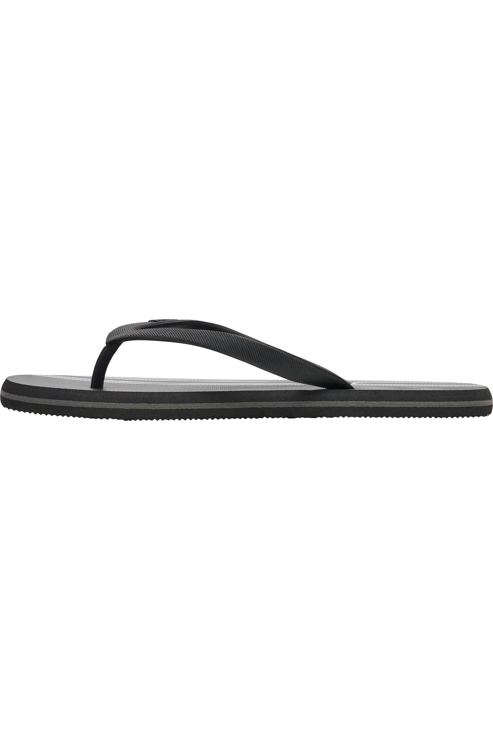 HUMMEL - Multi Stripe Flip Flop Shoes - Black