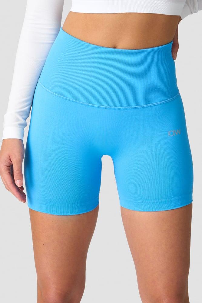 ICANIWILL - Define Seamless Pocket Shorts - Pacific Blue