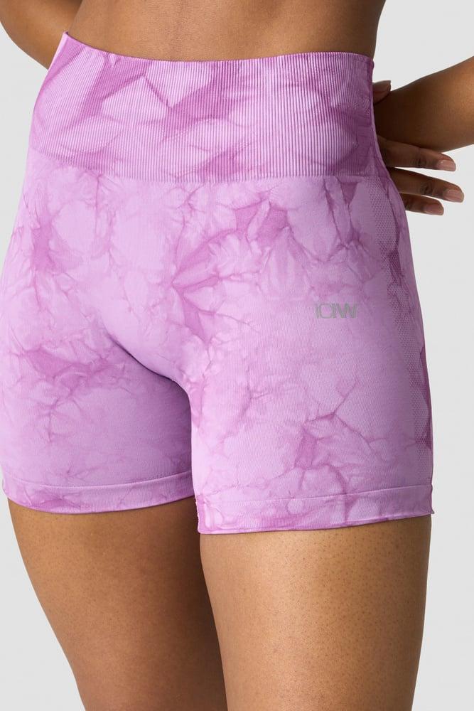 ICANIWILL - Define Seamless Tie Dye Shorts - Lavender