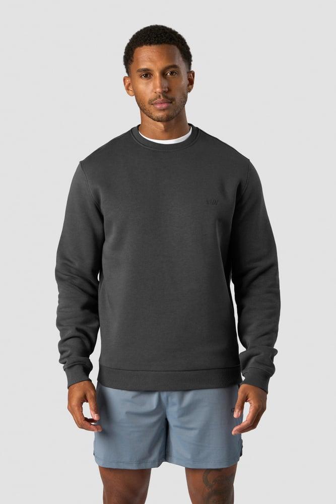 ICANIWILL - Everyday Crewneck Side Logo - Dark Grey