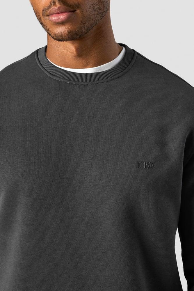 ICANIWILL - Everyday Crewneck Side Logo - Dark Grey