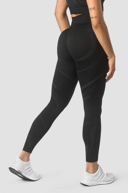 ICANIWILL - Ultra Seamless Tights Wmn Black - Black