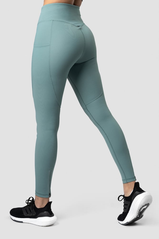 mercury compression tights wmn aqua green