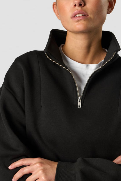 nimble 1/4 zip black