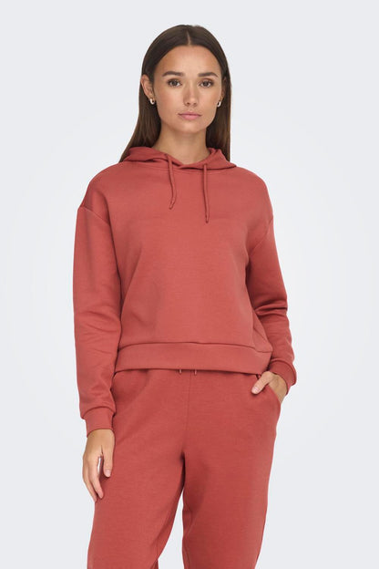 ONLYPLAY - Lounge Life Hood Ls Swt - Rose