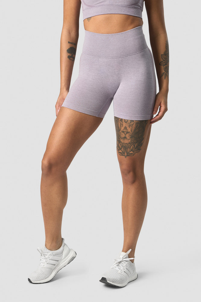 rush seamless shorts lilac melange