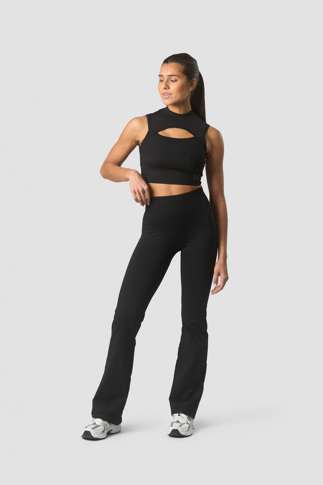 shourai cropped tank top wmn black